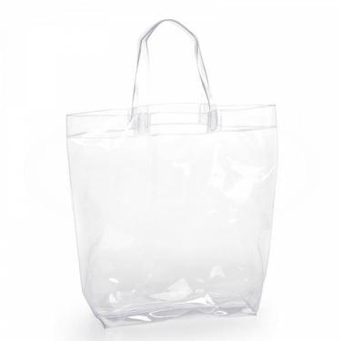 Imagem de Sacola PVC Cristal Transparente - Unidade - no-brand, P