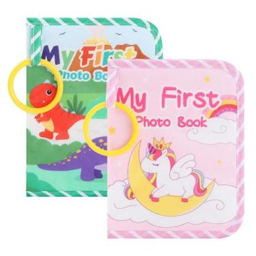 Imagem de Álbum de fotos Rhoxshy Baby First, 4 x 6 polegadas, pacote com 2