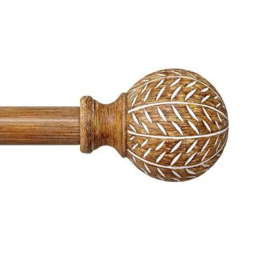 Imagem de Vareta de cortina QDWIS Wood Imitation Natural Wood Grain 170-305cm
