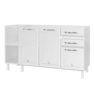 Imagem de Rack Com Painel Para Tv Até 50 Polegadas Rivera 1 Porta Canelato Rústico/3d Marrom Off White