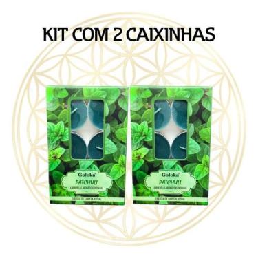 Imagem de KIT C/2 CX's Vela Aromática Para Rechaud Indiana Goloka, PATCHOULI