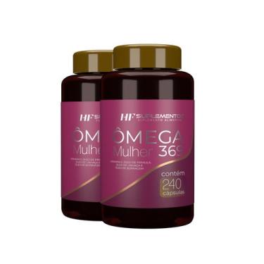 Imagem de 2x OMEGA 3 6 9 MULHER 240CAPS HF SUPLEMENTOS