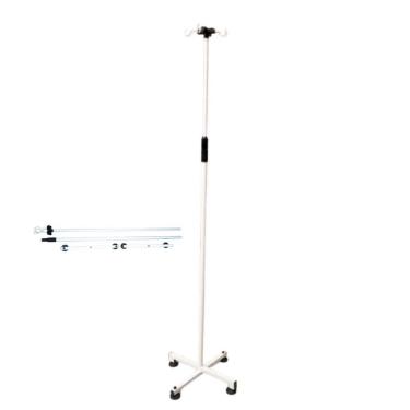 Imagem de Suporte Soro Ponteiras Altura Ajustável Hospital Residência