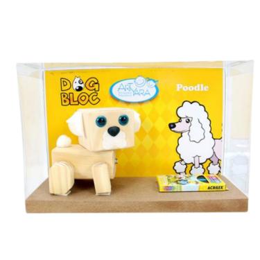 Imagem de Dog Bloc Pinta Madeira Poodle - Artyara