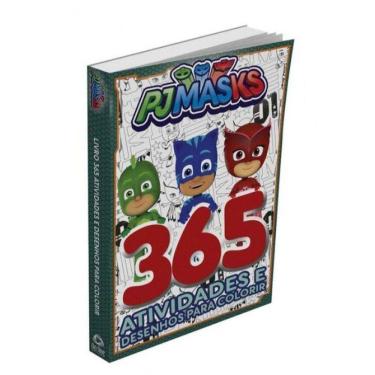 Imagem de Pj Masks - Livro 365 Atividades e Desenho Para Colorir