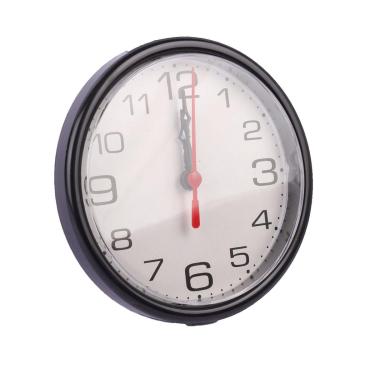 Imagem de Relógio Analógico de Parede e Mesa 15cm Bco/pto - Tudo em Caixa