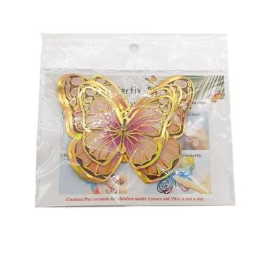 Imagem de 12 peças de mesa de centro de mesa borboleta decoração de festa de aniversário enfeites de mesa centros de mesa