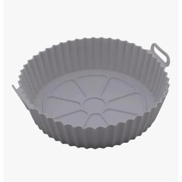 Imagem de Forma Silicone Para Air Fryer Antiderrapante Reutilizável - NoBrand, C