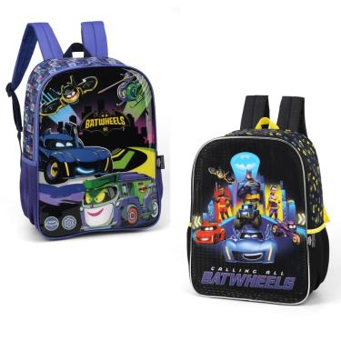 Imagem de Mochila Costas Escolar Infantil Batwheels Luxcel IS41261BW