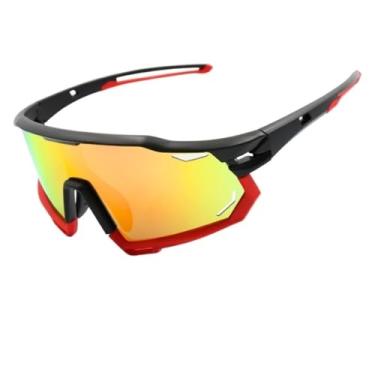 Imagem de Óculos de Sol Esportivo Polarizado Baixa Pace Premium Ciclismo Corrida Bike UV400 Masculino Feminino Unisex - Modelo Runner - Cacife Brand (Vermelho Espelhado)