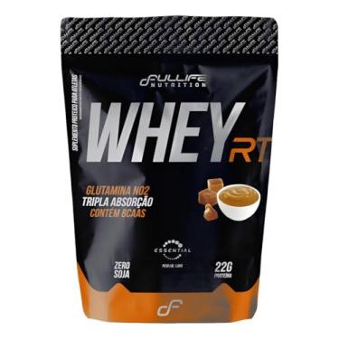 Imagem de Fullife Nutrition, Whey protein concentrado RT, 22g de proteína, Sabor Doce de Leite, Pouch, 1,8 kilos • 45 Doses