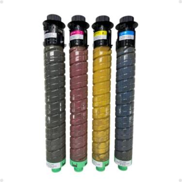 Imagem de Kit Intercopy Toner Compatível Ricoh IMC2000 2500 BK M Y C - ISD