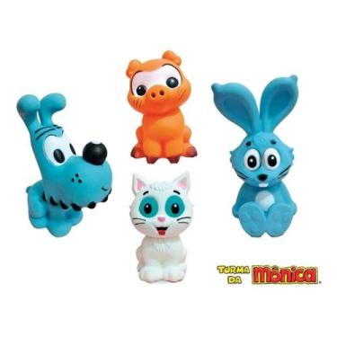 Imagem de 4 Mascotes Turma Da Mônica - Sansão Mingau Bidu Chovinista - Adijomar