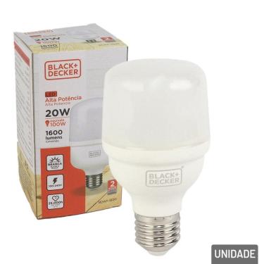 Imagem de Lâmpada LED 20W Branca 6500K 1600 Lumens - Tudo em Caixa