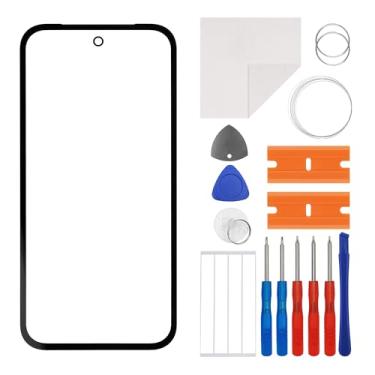 Imagem de E-YIIVIIL Vidro frontal (sem tela LCD) compatível com Google Pixel 9A GTF7P G3Y12 16.0 cm polegadas com ferramentas