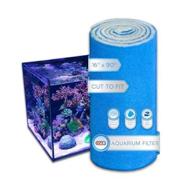 Imagem de Aquatic Experts Fio dental de filtro de aquário para filtros de aquário, almofada de filtro de aquário - Rolo de mídia para água cristalina (224 cm de comprimento, 40 cm de largura)