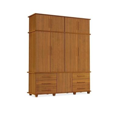 Imagem de Roupeiro Barcelona Com 4 Portas Carvalho New
