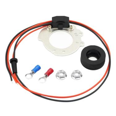 Imagem de AutoHornix Kit de módulo de ignição eletrônica 1244A compatível com tratores Ford 2N 9N 8N série 500-800 V4 4 cilindros 12V à prova d'água substitui OE 311185 8N12127B FDN12127A FAC12127D