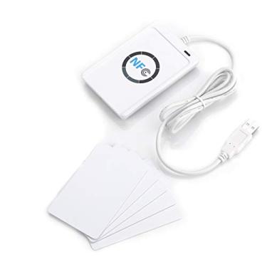 Imagem de Leitor NFC Writer, leitor de cartão inteligente sem contato, gravador de leitor NFC, ACR122U ISO 14443A/B + software em branco