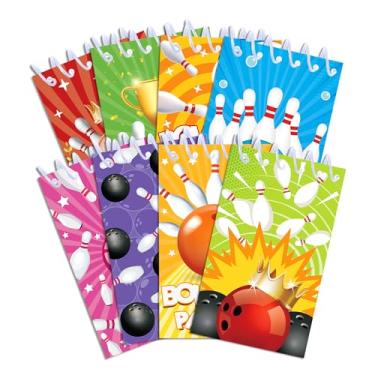 Imagem de JOINFANXIN 8 Pack Bowling Mini Notebooks, Spiral Pocket Notebook, Sports Themed Classroom Rewards Birthday Party Favors