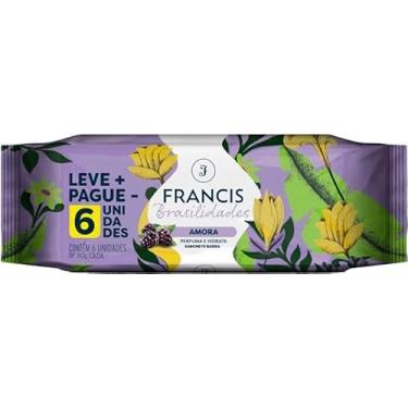 Imagem de Pack Sabonete Barra Francis Brasilidades Amora 80g - 6 Unidades