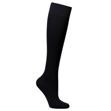 Imagem de Meia Loba Mini Lu 3/4 Fina Fio 20 Básica 5510-001, Preto, UN
