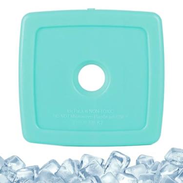 Imagem de Lancheiras de gelo reutilizáveis | Bolsas de gelo planas para almoço, utensílios de cozinha, acessórios especiais, ferramentas de resfriamento reutilizáveis de longa duração para mulheres e homens