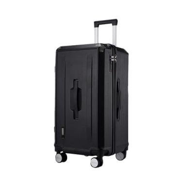 Imagem de Mala com grande capacidade, resistente a impactos, anti-roubo, impermeável, bolsa de transporte conveniente, haste silenciosa de vários níveis, rotação de 360 graus necessária para viagens de negócios