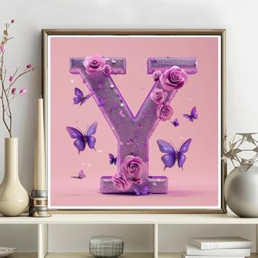 Imagem de Kits de arte de diamante 5D para adultos - kits de pintura de diamante de borboleta DIY, broca redonda completa - bordado de cristal em ponto cruz para decoração de parede, presentes de Natal - 30 x