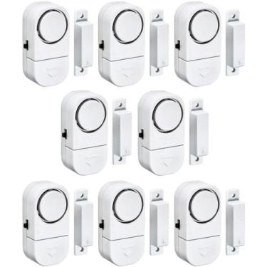 Imagem de Kit 10 Alarme Sensor De Abertura Magnético Para Porta Janela - Zein