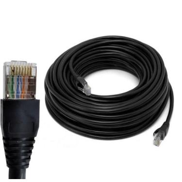 Imagem de Patch Cord Cabo De Rede Cat6 10m Metros 10m Cat6 - Rj45 A - PCI