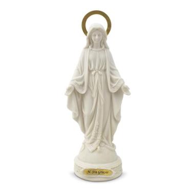 Imagem de Imagem Nossa Senhora das Graças Importada Resina 23 cm - Amém Decoraçã