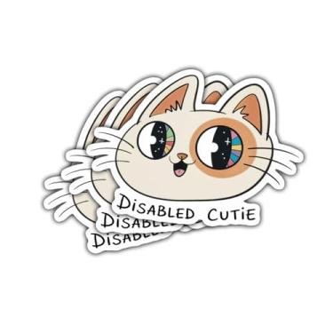 Imagem de 3 peças de adesivos para deficientes físicos para adolescentes, meninas, pessoas com deficiência, estudantes, advogados, adultos decalques de vinil para laptop, carro, garrafa de água, scrapbook