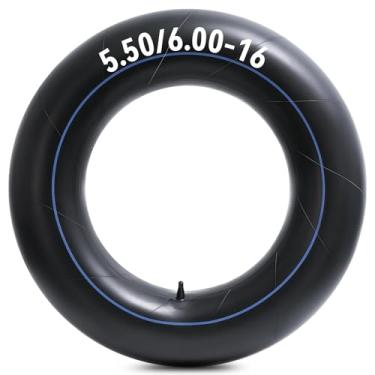 Imagem de Tubo interno espesso 40% 5,50/6,00-16, tubo resistente 6,00-16 com haste de válvula reta TR15 compatível com 5,50-16 6,00-16 550-16 600-16 550x16 600x16 caminhão tratores agrícolas dianteiro/traseiro