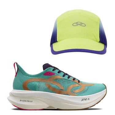 Imagem de Kit 1 Tênis Olympikus Corre Grafeno 3 e 1 Boné Running Corre Olympikus-Unissex