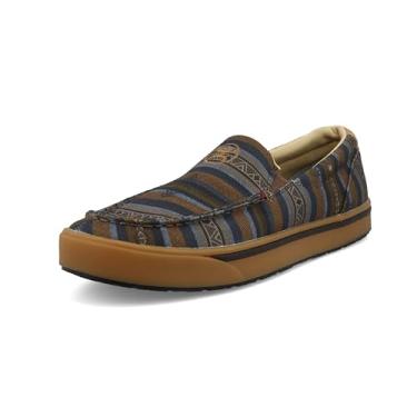 Imagem de Twisted X Sapato masculino Hooey sem cadarço, Serape marrom e cinza, 43