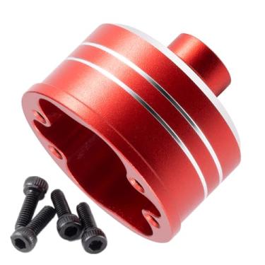 Imagem de BRKRC Aluminium Alloy Front/Rear Diff Case Differential Carrier for Tra-xxas 1/16 Mini Maxx/Mini XRT/Mini Slash 4X4 Rally VXL Ford Upgrade (Red)