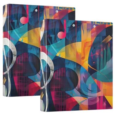 Imagem de Prancheta de pasta de notas musicais com fichário de escritório de armazenamento 27 x 31,5 cm, material escolar estético