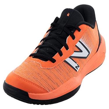 Imagem de New Balance Tênis infantil 996 V5, Libélula neon/preto, 2.5 Little Kid