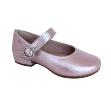 Imagem de Sapato Infantil Menina Pampili Lana Festa Clássico Com Salto-Feminino