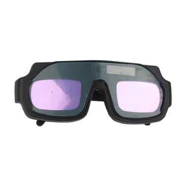 Imagem de Generic Óculos de Soldagem Com Escurecimento Automático Proteção Abrangente Óculos de Proteção para Soldador Com Escurecimento Rápido para Soldagem Elétrica Blindada a Gás a de Argônio PP + ABS