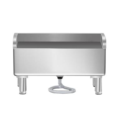 Imagem de Pia/lavatório de esfregão de montagem no chão, bacia de serviço de esfregão de aço inoxidável, pia de esfregão de piso comercial, balde de esfregão utilitário interno e externo, pia de lavanderia, com