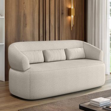 Imagem de Sofa Duomo 2 Metros Madeira Eucalipto Boucle Just Time