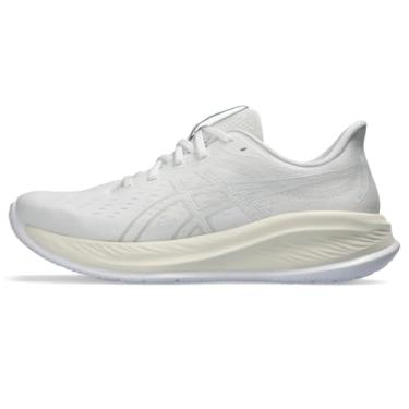 Imagem de ASICS Tênis de corrida masculino Gel-Cumulus 26, Branco/Branco, 39