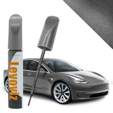 Imagem de QIAHEE Tinta de retoque para carros Tesla Model 3/Y/X/S, reparo automático de arranhões profundos, apagar arranhões automotivos, caneta de tinta de retoque Remoção de pinos para vários carros 11,3 g