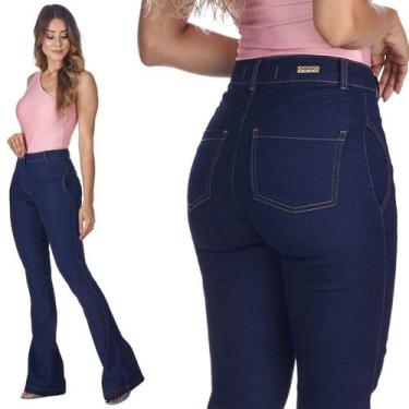 Imagem de Calça Jeans HNO Flare Basic com Elastano Azul Escuro - HNO Jeans, 40
