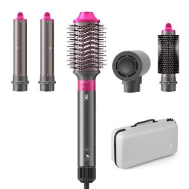 Imagem de Secador de cabelo Hot Air Brush Air Styler 5 em 1 webeauty Red