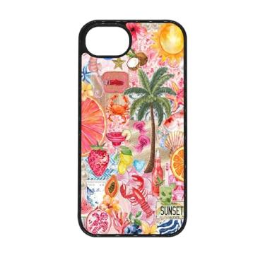 Imagem de qizjio Capa de telefone de verão à prova de choque colagem protetora para iPhone 16e