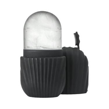 Imagem de Conjunto De Rolo Facial De Aço Inoxidável E Placa Gua Sha Massageador 