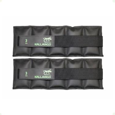 Imagem de Caneleira de Peso Kallango Emborrachada - 3 Kg - Kallango Fit